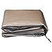 Abba Patio 3-Seat Patio Wicker/Rattan Deep Lounge Sofa Cover, Water Resistant, Brown