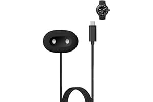 FJIASTB for Google Pixel Watch 4 (41mm/45mm) Charger Cable with Base, Magnetic USB Type-C Fast Charging Cord for Google Smart