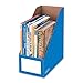 Bankers Box 6" Magazine File Holders - Blue - 3 / Pack