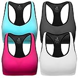 MIRITY Women Racerback Sports Bras - High Impact