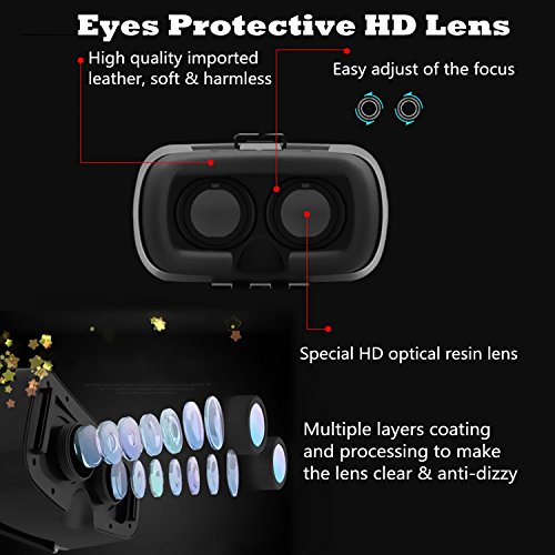 VR-Goggles-Virtual-Reality-Headset-with-Remote-Headphones-for-iPhone-X-8-6-Plus-SE-Samsung-Galaxy-S8-S7-S6-Edge-Note5-3D-VR-Glasses-for-3D-Movie-Game-for-40-60-IOS-Android-Smartphone-Black