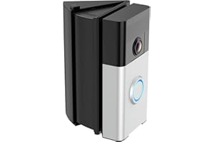 NANW Adjustable 30 to 55 Degree Doorbell Angle Mount Compatible with Video Doorbell 1/2/3/4/Wired/Pro/(2020 Release)/Battery Doorbell Plus, Camera Mount Holder Bracket Wedge for Apartment