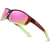 FAGUMA Sports Polarized Sunglasses For Men Women Driving Fishing Running UV400 Protection