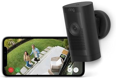 Ring Outdoor Camera Pro Battery Stick Up Cam 1080p HDR 3D Motion Detection
