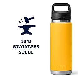 YETI Rambler 26 oz Bottle, Leakproof, Vacuum