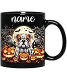 Dog Halloween Mug Pumpkin Dog Mug Halloween 11oz