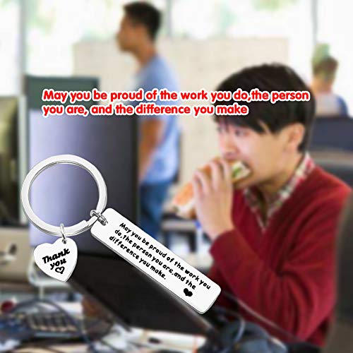 Dabihu Thank You Gift Appreciation Jewelry Make a Difference Keychain