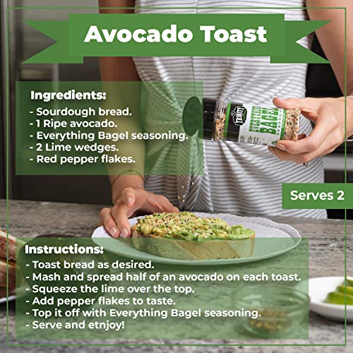 Trinity Provisions Everything Bagel Seasoning - Flavorful Spice Blend with Onion, Garlic, Salt, Sesame & Poppy Seeds - Gift Friendly Shaker Bottle for Chefs and Cooking Enthusiasts - Thumbnail 3