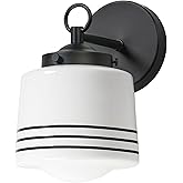 Maxim Lighting 21531WTBK Eureka - 1 Light Wall Sconce-9.5 Inch Tall and 6 Inch Wide