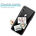 LOHASIC Only for iPhone X Case (2017), Clear Crystal Slim Thin Protective Hybrid Transparent Hard Scratch Resistant Back Cover Soft Bumper Shockproof Cases Compatible with iPhone X 10 -Clear