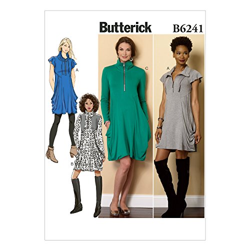 BUTTERICK PATTERNS B6241E50 Misses Dress, E5 (14-16-18-20-22)