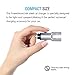 Car Charger,PowerMore Stainless Steel Dual-Port 4.8A , Smart Port Car Charger for iPhone 7/7 Plus,6/6S/6 Plus/6S Plus,5S/5,iPad,iPod Nano 7, iPads Pro Portable(Silver)