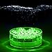 ZOTO Submersible led Lights, Waterproof Pool Lights with Wireless Remote Control and Battery Power, Underwater RGB Decoration Lights for Halloween Pumpkin, Pond, Fish Bowl, Party, Potted Plant, Vase