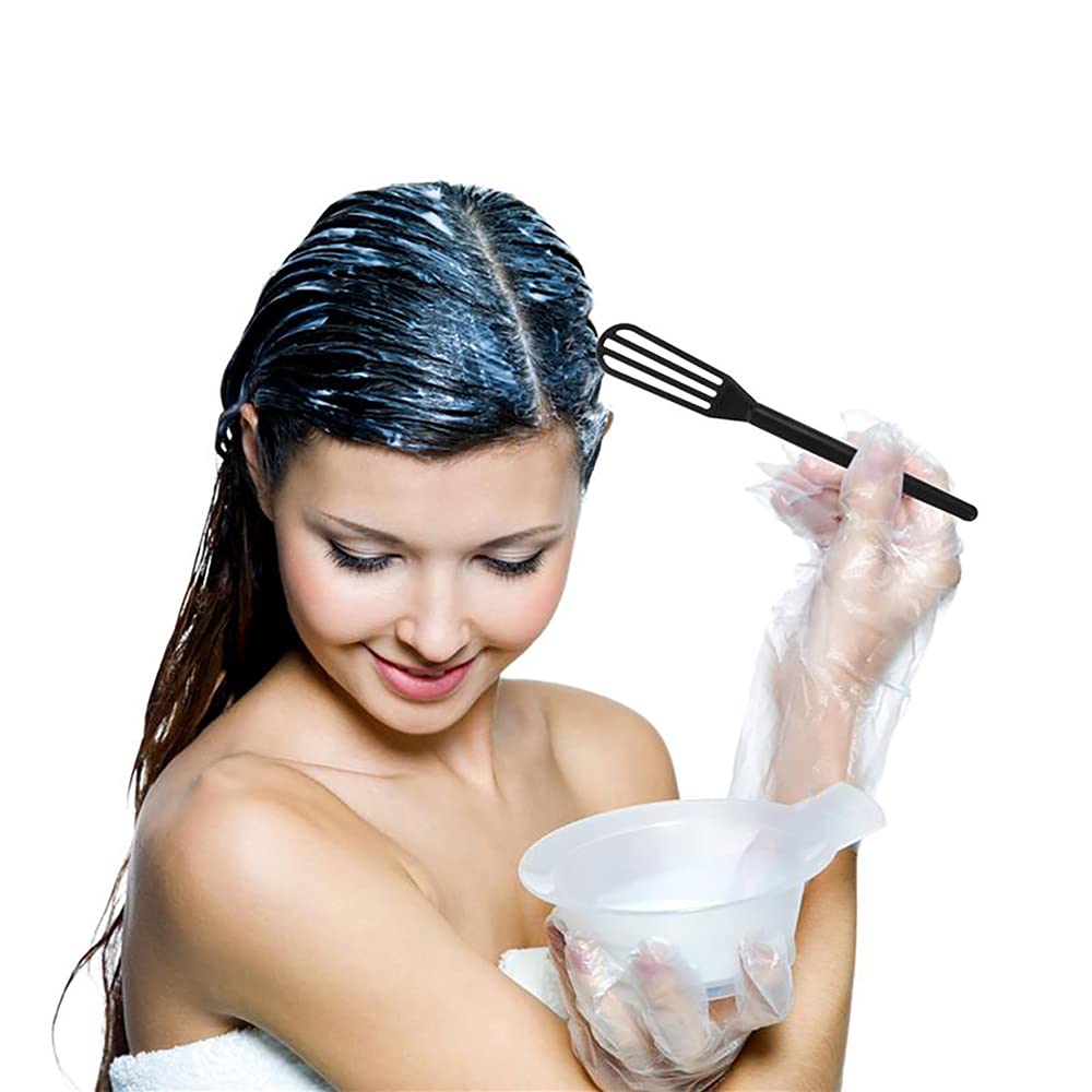 DIYstore, 10 PCS Plastic Hair Coloring Mixer,Hair Color Whisks Dye Cream Mixer,Tint Color Cream Colorful Spoon Applicator Hair Bleaching Highlight Tool for Home Barber Shop Salon