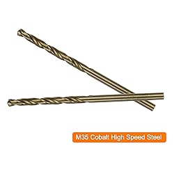 HARFINGTON 10pcs Cobalt Jobber Drill Bits 3mm