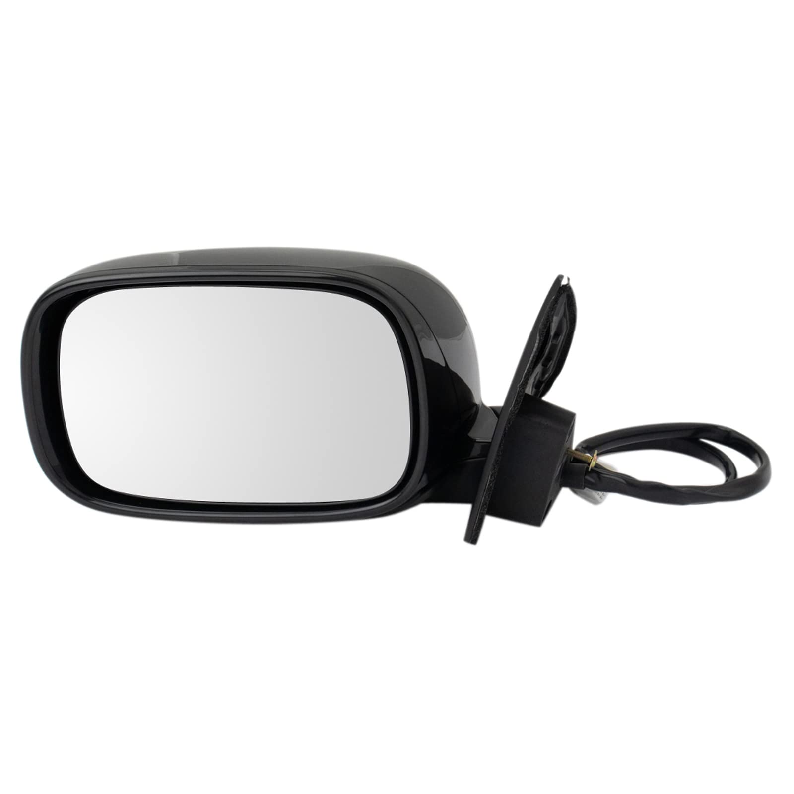 TRQ Driver Side Power Heated Mirror Paint to Match with Memory & Puddle Light Compatible with 2001-2006 Lexus LS430 LX1320118 Image