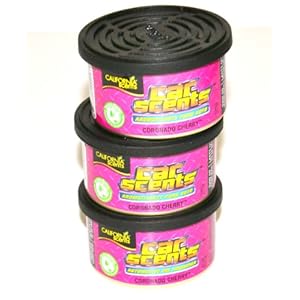 California Scents Car Scents Geurdoos Cherry 3-delige voordeelverpakking