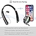 Neckband Bluetooth Headset, Pandawill [30 Hours Playtime] Wireless Bluetooth Headphones compatible for iPhone XS/X/8/7 Plus Samsung Galaxy S8 Note 8 Other Bluetooth Enabled Devices (Black) …
