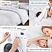 TIBOON All Season Queen/Full Comforter Summer Cooling Soft Quilted Down Alternative Duvet Insert with Corner Tabs,Warm Fluffy Reversible Hotel Collection White,88 by 88 Inches