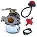 FitBest New Carb for Tecumseh 640084B HSK40 HSK50 HS50 LH195SP Snowblower Carburetor with Primer Bulb & Fuel Line Filter primary