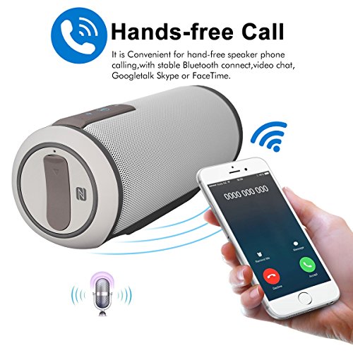 image for Outdoor Wireless Speaker,ELEGIANT Super Bass Portable Speaker 4.0 Wate