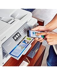 Impresora de inyección de tinta Brother MFC J5845DW, impresora todo en uno de inyección de tinta INKvestment color con impresión dúplex y hasta 1 año de tinta en caja