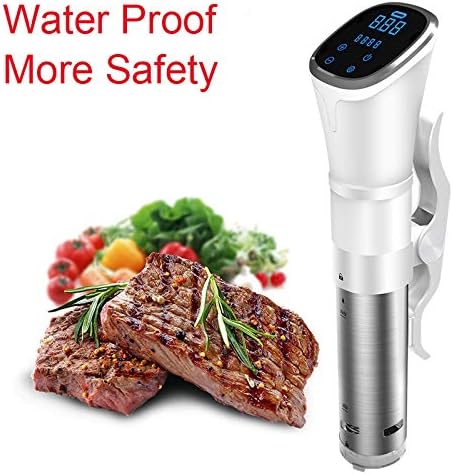Sous Vide Slow Cooker, Vacuum Low Temperature Slow Cooker Burdock Slow Cooker Accurate Temperature Digital Timer Ultra-Quiet 1800 Watts 220V Stainless Steel