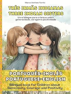 Livro Três Irmãs Indianas: Livro bilíngue para crianças Português-Inglês