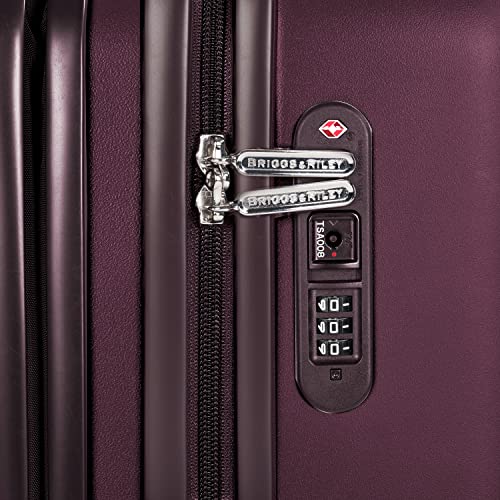 Briggs & Riley Sympatico Hardside Large Spinner Luggage, Plum, 30Inch