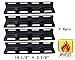 Vicool hy92071 (4-pack) Replacement Porcelain Steel Heat Plate for Select Gas Grill Models By Kenmore, Master Forge and Others