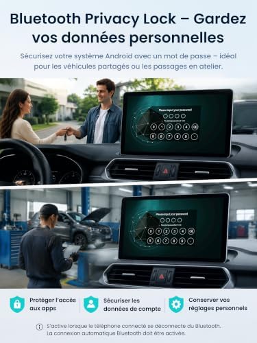 Adaptateur CarPlay sans Fil Android Auto, Boîtier AI Vidéo Auto 3-en-1 pour CP/AA Filaire OEM, 4G+32G, Double Wi-FI & Hub IoT Bluetooth, pour Netflix/Youtube/TikTok/Carte TF, CB4B