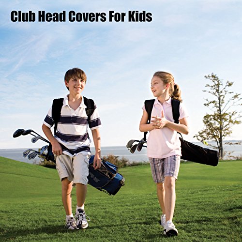 Golf Club Head Covers,Zippered Headcovers for Golf Clubs Iron Covers with Interchangeable Number Tag 10Pcs Aree