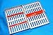 1 German Stainless Dental Autoclave Sterilization Cassette Rack Box Tray for 10 Instruments