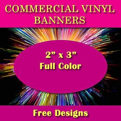 Amazon Com 2 X 3 Full Color Printed Custom Banner 13oz Vinyl