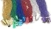 Oojami 96-Piece Metallic Mardi Gras Beads Set, 33-Inch Multicolor Beaded Necklaces with 18 Charms, Perfect for Parties, Parades, Celebrations, and Events
