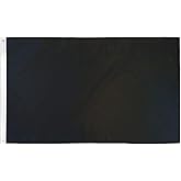 AZ FLAG - Plain Black Flag - 3x5 Ft - 100D Polyester Solid - Color Banner with Two Metal Grommets - Fade Resistant - Vivid Colors - 3' x 5' Feet - 150x90 Cm