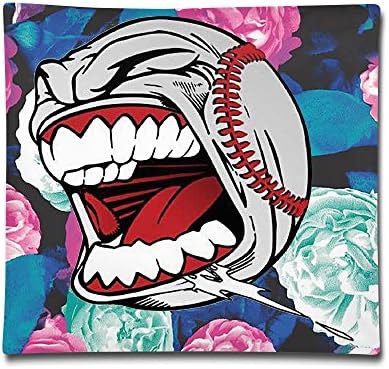 Fnovog Crazy Baseball Pillow Case 18 X 18 Inch