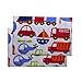 Bacati - 2 Pack Crib Fitted Sheets - Transportation Print Breathable 100% Cotton Percale Baby Sheets - Fits Standard 28 x 52 X 5 inches Crib & Toddler Mattresses