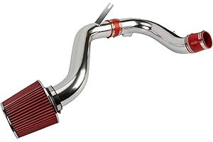 KAX 3 inch Cold Air Intake System Kit Compatible with 2008-2012 Accord 2.4L, Red