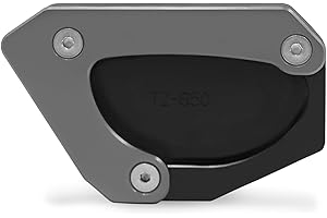 CHIFUN Kickstand Enlarger Pad Side Stand Extension Plate Compatible with Suzuki Vstrom 650 650XT V-Strom DL650 2012-2019 (Tit
