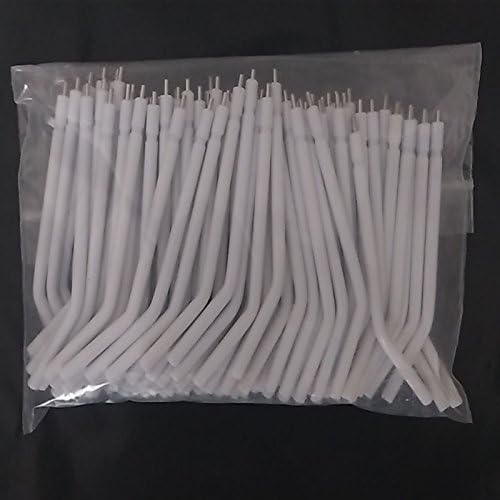 100 Dental Disposable Nozzles Tips Tube for Triple 3-Way Air Water Spray Syringe