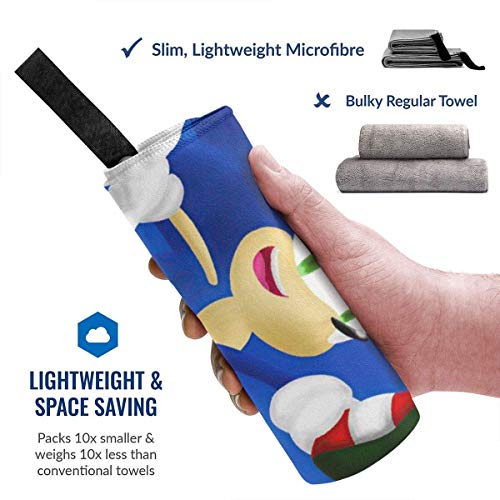 RGFDF-Microfiber-Beach-Towel-Sonic-Hedgehog-Sand-Beach-Towel-Quick-Dry-Super-Absorbent-Lightweight-Towels-Sand-Proof-Towel-Best-Lightweight-Towel-For-The-Swimming-Sports-Beach-Gym-Camping-Home-Life