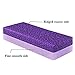Pumice Stone Sponge Block 4 Pack by Bysiter Premium Foot File and Scrubber 2 in 1 Callus Remover for Feet Hands and Body, Perfect Pedicure Beauty Tools for Exfoliation to Remove Dead Skin (Purple)