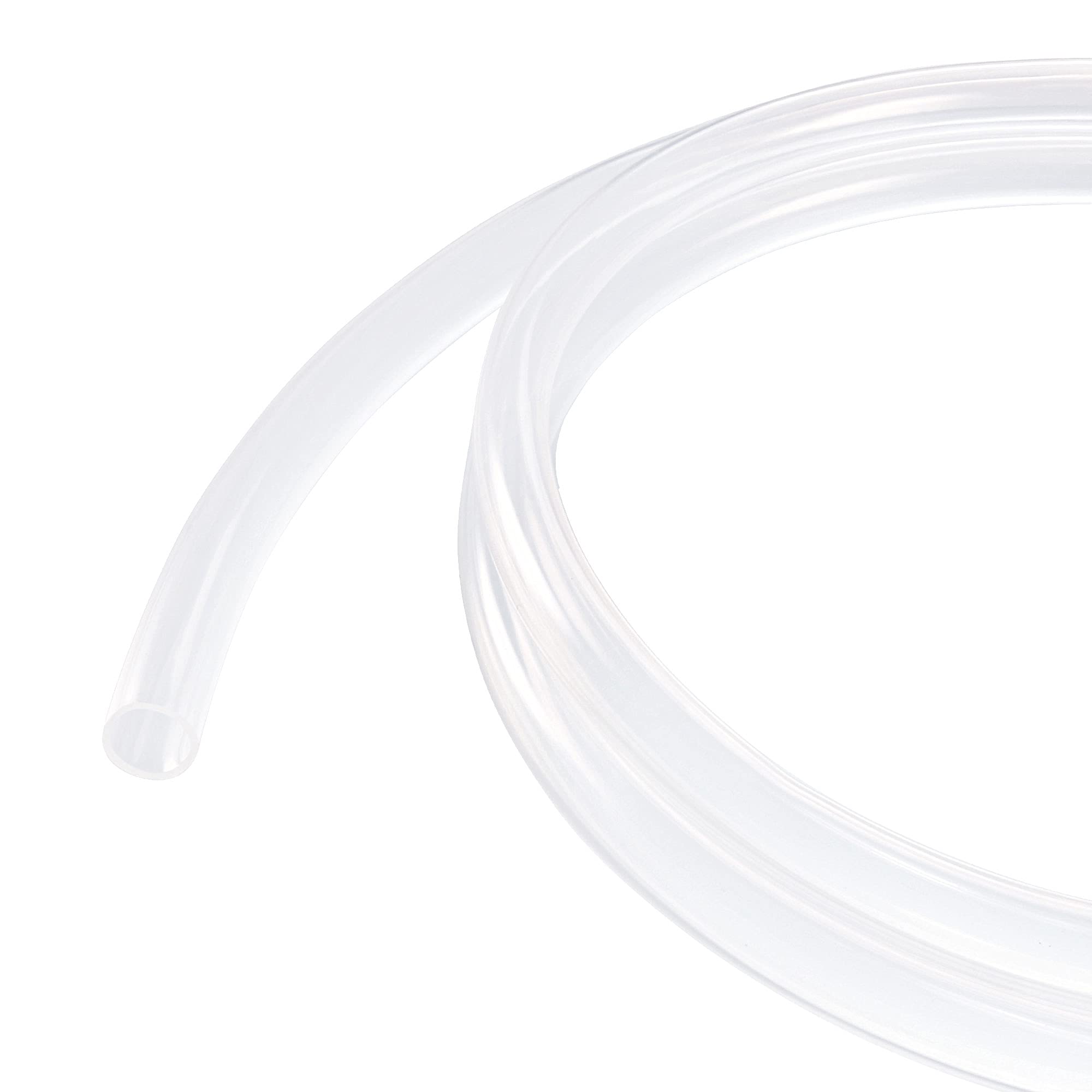 sourcing map PVC Transparent Hose Vinyl Tubing 10mm ID 12mm OD 10ft Flexible Lightweight for Water Tube,Air Tube