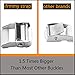 i frmmy Twins to King Bed Mattress Connector Strap- Upgraded 1.5 inch Width and 33 ft Long - Bed Doubling System - Twin Bed Joiner with Metal Buckle (White)