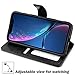 AMOVO Case for iPhone XR [2 in 1] iPhone XR Wallet Case Detachable [Vegan Leather] [Card Slot] [Kickstand] [Magnetic Closure] iPhone XR Folio Flip Case (6.1’’) with Gift Box Package (iPhone XR, Black)