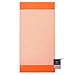 Microfiber Beach Towel for Travel - Oversized XL 70 x 35 Inch - Quick Dry, Sand Free, Extra Large, Lightweight with Zipper Bag - Compact, Perfect for Travel Towel and Beach Blanket (Orange Sunset)…