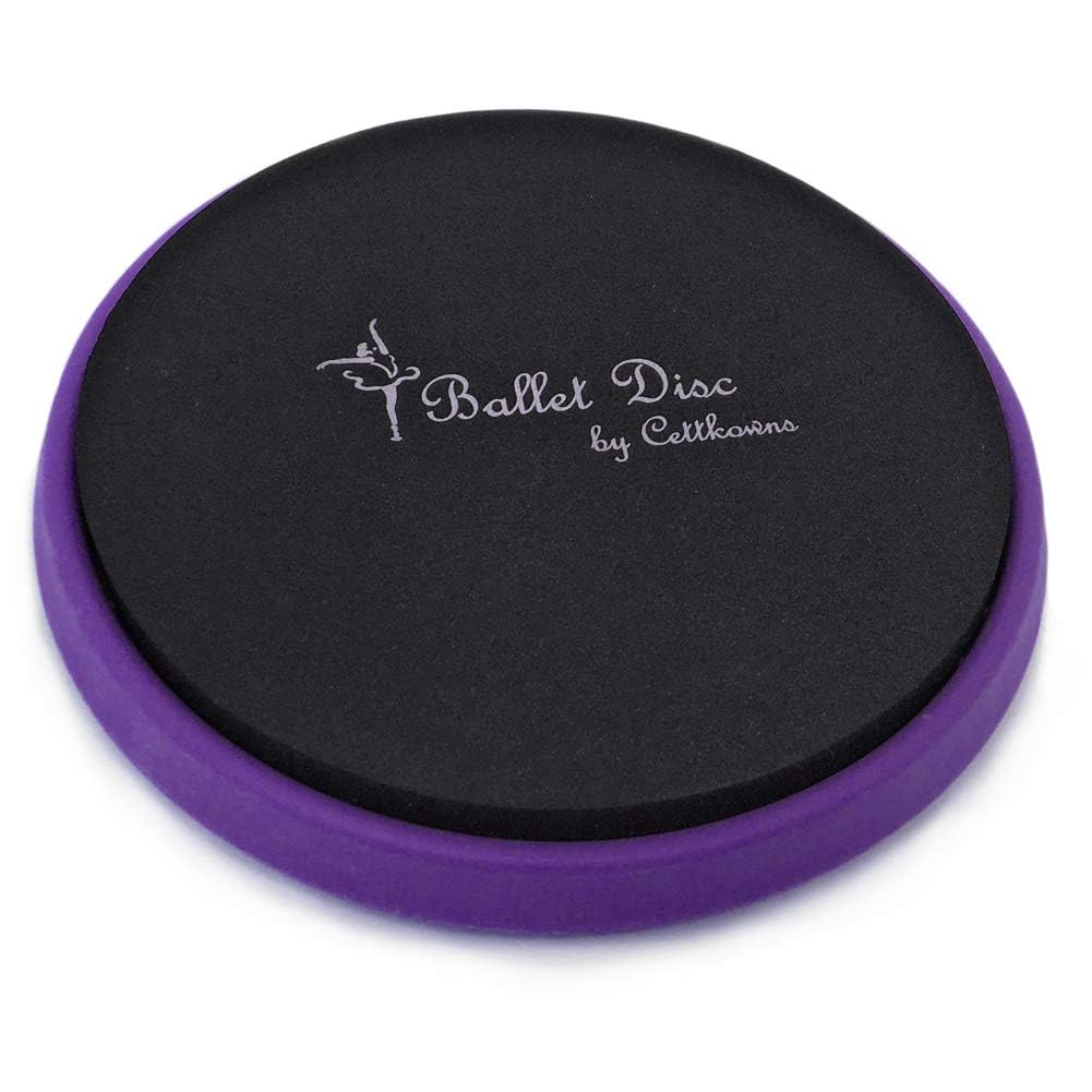 Cettkowns Turning Board for Dance Ballet Gymnastics, Dance Turn Board on Releve, Turn Disc to Improve Balance and Pirouette, Turning Disc for Dancers, Ballet Turn Board, Dance Spinning Board (Purple)