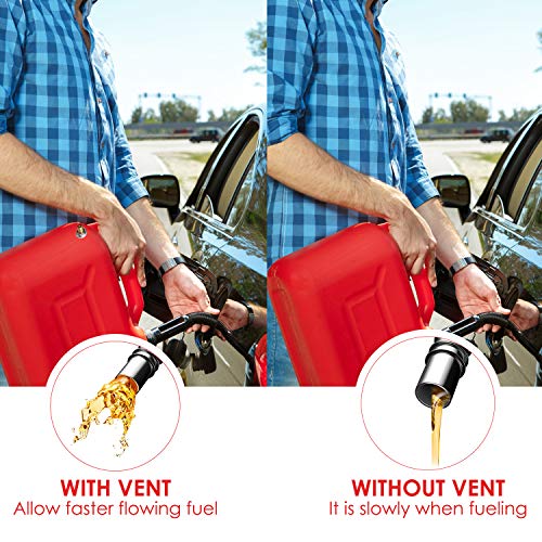 EONLION 3 Pack Gas Can Vent Caps,Stainless Steel Fuel Can Vent Kit