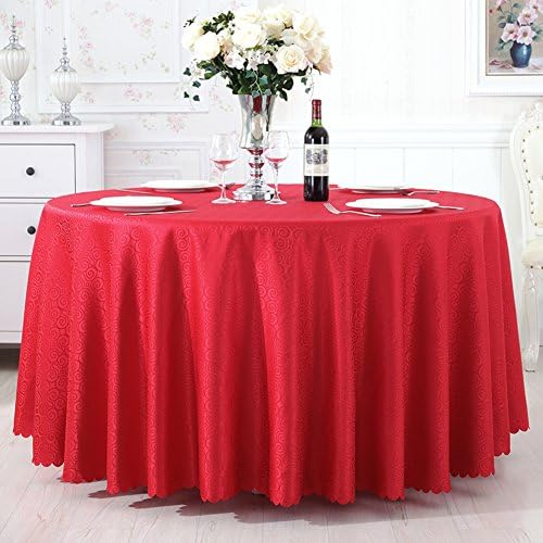 Hotel Tablecloth Roundtable/ Restaurants Round Tablecloth/Fabric Dining Room Table Cloth-E 90x150cm(35x59inch)